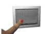 Maniglia Incasso Rettangolare Porta Scorrevole/Battente Atomo Mini nottolino chiusura a Toppa mm.113x84 Varie Finiture| Saletta - immagine 9